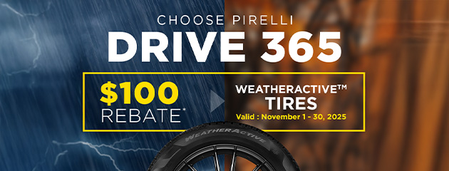 Pirelli - $100 Rebate