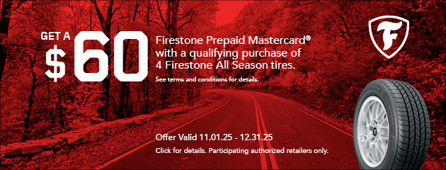 Firestone $60 All Season Promo