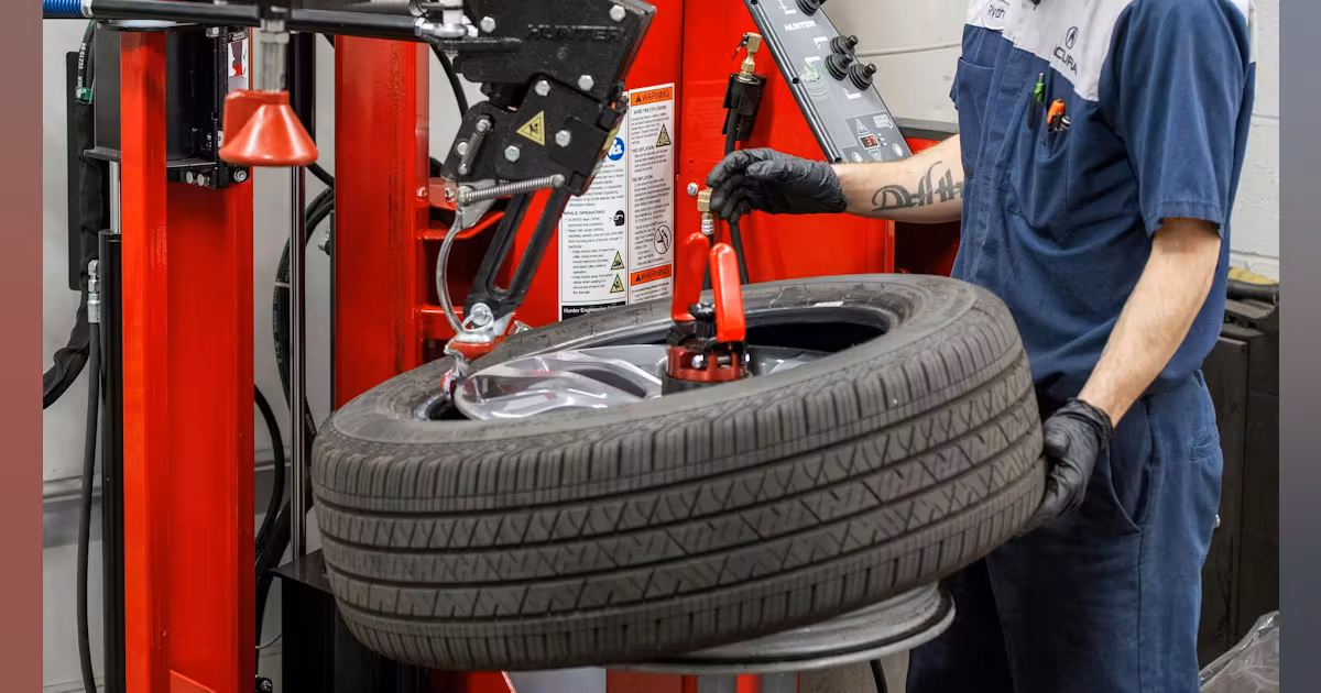 Tire Mounting & Balancing service at our shop